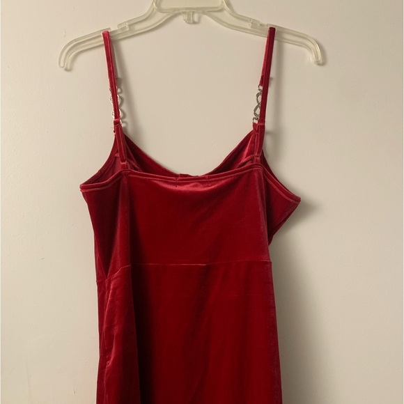 Velvet Corset Mini Wrap Dress - Picture 7 of 16